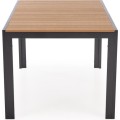 Zahradní stůl Fierro 150 cm hnědý/černý