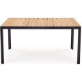 Zahradní stůl Fierro 150 cm hnědý/černý