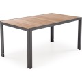 Zahradní stůl Fierro 150 cm hnědý/černý