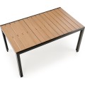 Zahradní stůl Fierro 150 cm hnědý/černý