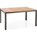 Zahradní stůl Fierro 150 cm hnědý/černý