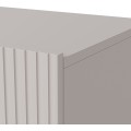 Komoda Paxos 180 cm kašmír/černá