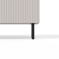 Komoda Paxos 180 cm kašmír/černá