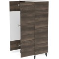Šatní skříň Random 90 cm kašmír/ořech