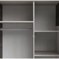 Šatní skříň Random 90 cm kašmír/ořech