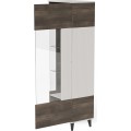 Vitrína Random 60 cm ořech/kašmír