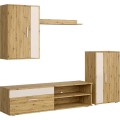 Sada obývacího nábytku Benson dub artisan/kašmír