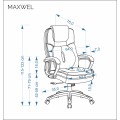 Kancelářské křeslo Maxwel černé