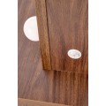 Toaletní stolek HOLLYWOOD s LED osvětlením 94 cm kašmírový/ořech