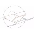 Jídelní rozkládací stůl Porto 120/160 cm keramika šedý/černý