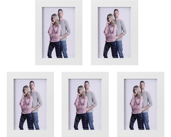 Sada 5 ks fotorámečků Spesli bílá