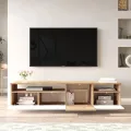 Televizní stolek Houseland Fledro bílý/borovice Atlantic