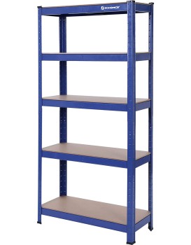Kovový regál Verag modrý