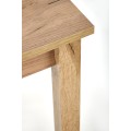 Jídelní rozkládací stůl GINO 100/135 cm dub craft zlatý