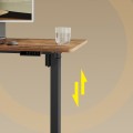 Nastavitelný elektrický rám pracovního stolu Vasagle Prom 90/140 cm černý
