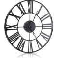 Nástěnné hodiny Vintage 36,5 cm černé