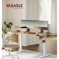 Nastavitelný elektrický rám pracovního stolu Vasagle Prom 90/140 cm bílý
