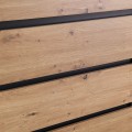 Komoda Houseland Malwax 01 dub artisan/antracitově šedá