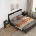 Noční stolek Houseland Malwa 01 dub artisan/antracit