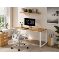 Kancelářský stůl Houseland Nuvia Home 05 160 cm dub/bílý