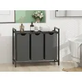 Koš na prádlo Houseland Endy 120 l šedý/černý