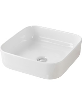 Umyvadlo na desku Houseland Lavio 80 cm bílé