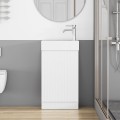 Volně stojící skříňka s umyvadlem Houseland Ruvin 46 cm bílá