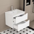 Závěsná skříňka pod umyvadlo Houseland Bravio 60 cm bílá