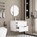 Závěsná skříňka pod umyvadlo Houseland Bravio 60 cm bílá
