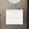 Závěsná skříňka pod umyvadlo Houseland Bravio 60 cm bílá