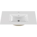 Zápustné umyvadlo Houseland Cavelo 80 cm bílé