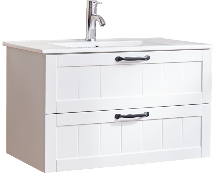 Závěsná skříňka pod umyvadlo Houseland Lavia 80 cm bílá