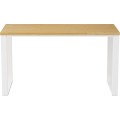Kancelářský stůl Houseland Nuvia Home 05 140 cm dub/bílý