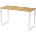 Kancelářský stůl Houseland Nuvia Home 05 140 cm dub/bílý