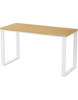 Kancelářský stůl Houseland Nuvia Home 05 140 cm dub/bílý