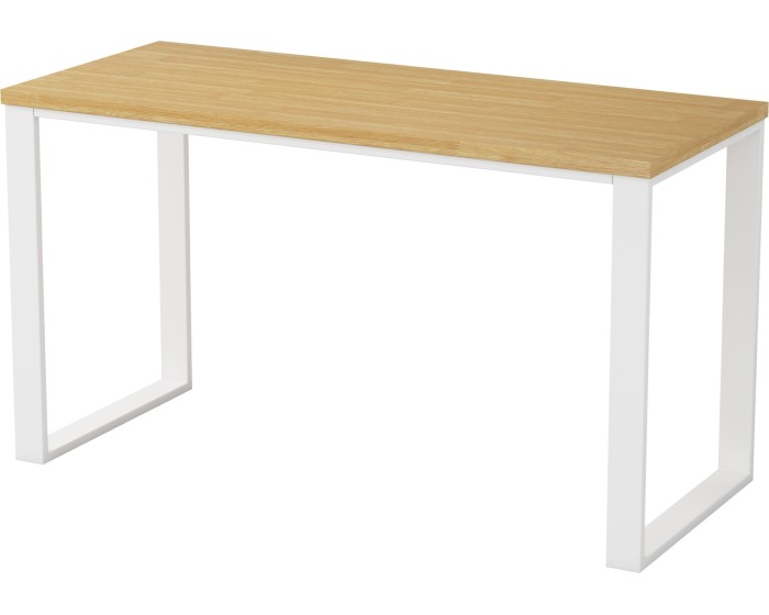 Kancelářský stůl Houseland Nuvia Home 05 140 cm dub/bílý