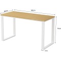 Kancelářský stůl Houseland Nuvia Home 05 160 cm dub/bílý