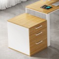 Kancelářský kontejner Houseland Nuvia Base dub/bílý