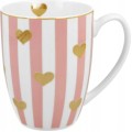 Porcelánový hrnek HEARTS 360 ml vícebarevný