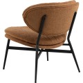 Designové křeslo Burma lounge terakota/černé