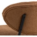 Designové křeslo Burma lounge terakota/černé