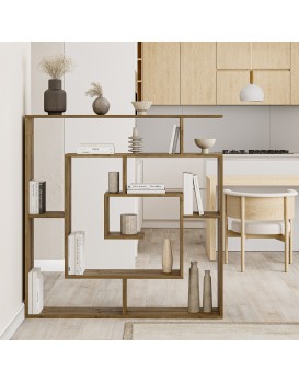 Moderní knihovna Houseland Labirent dub tmavý