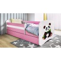 Dětská postel Babydreams panda růžová II