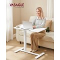 Výškově nastavitelný odkládací stolek Vasagle Elev 80 cm bílý