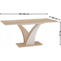 Jídelní rozkládací stůl Vento 120/160 cm dub Cremona Torro/kašmírový