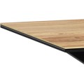 Jídelní stůl Heaven 135 cm dub divoký/černý