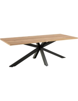 Jídelní stůl Heaven II 220 cm divoký dub/černý