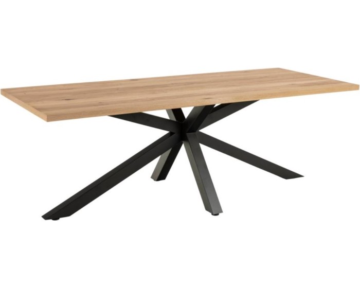 Jídelní stůl Heaven II 220 cm divoký dub/černý