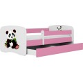 Dětská postel Babydreams panda růžová II