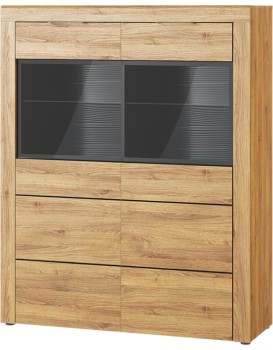 Vitrína Kama II 15 119 cm dub Camargue